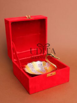 Brass Swan Bowl with velvet box