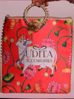 Pichwai Bangle Handle Bag