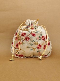 Cream-Colour Potli bag