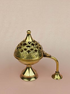 Brass Dhuna  Dhoop Dani  Incense Burner